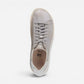 Bend Metallic Silver Washed Leather Narrow
