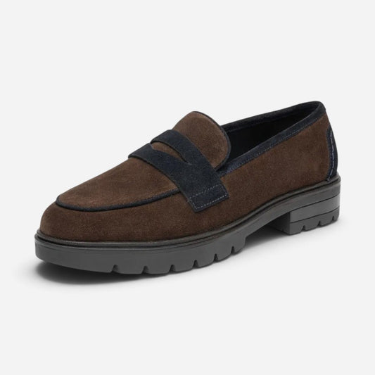 Caladium Caffee/Navy Suede