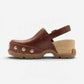 Roam'n Clog Rvt Dark Auburn/Gum