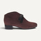 Lace Boot Eggplant Suede