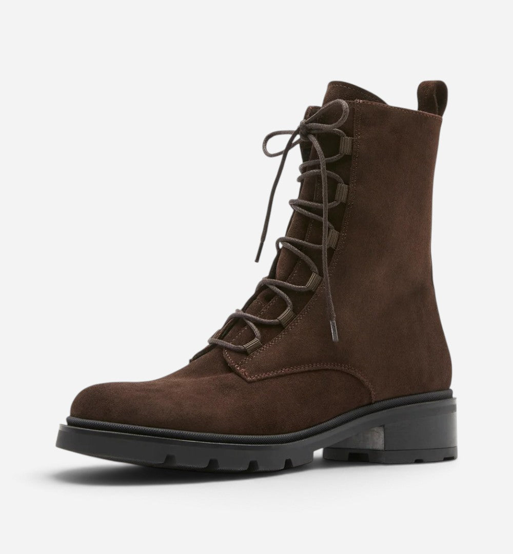 Secure Brunette Suede