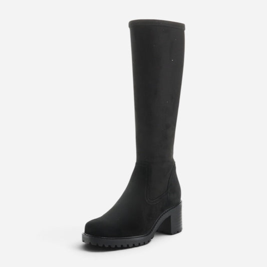 Isen Waterproof Black Suede