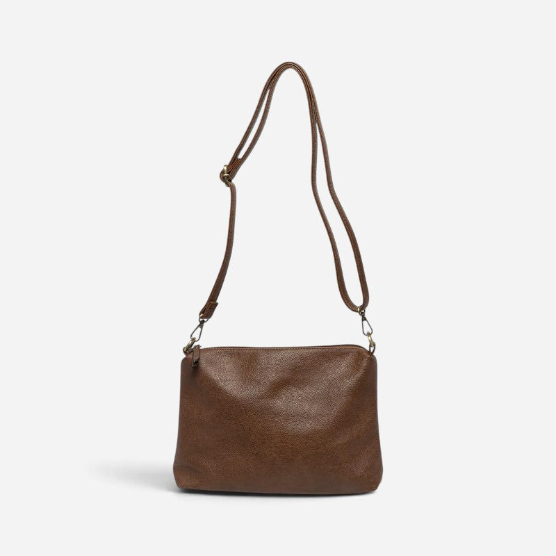 Classic Hobo Handbag Bonfire Orange/Coffee