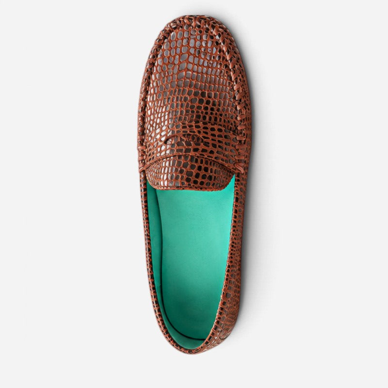 Anna Luggage Croco Patent