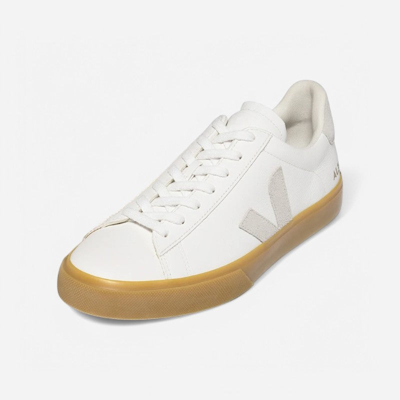 Men's Campo Leather White Natural