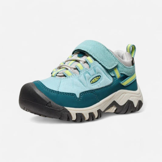 Kid's Targhee IV Low Waterproof C Reef Waters/Daiquiri Green