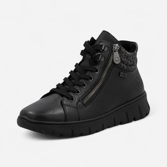 Heike 05 Black/Grey Leopard
