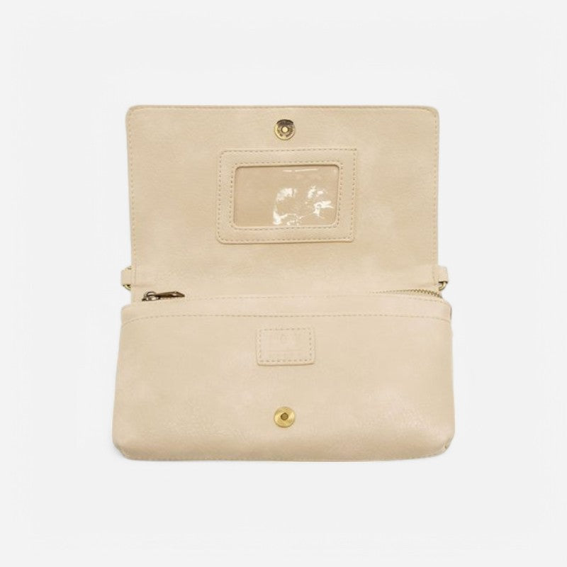 Everly Organizer Flap Crossbody Ivory